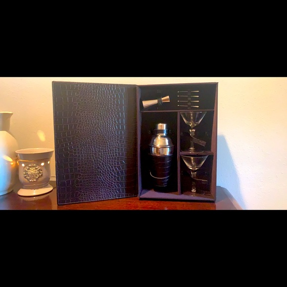 Pottery Barn Other Pottery Barn Martini Gift Set For Two Poshmark